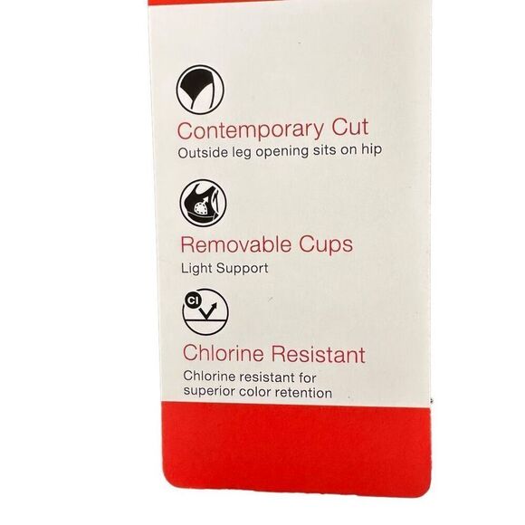 Speedo Women's Double Strap Racerback One Piece Swimsuit size 8 Black NEW - Picture 8 of 9